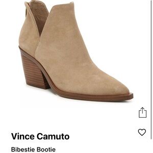 NWOT Vince Camuto Beige Bibestie Ankle Boot - Women’s 7.5